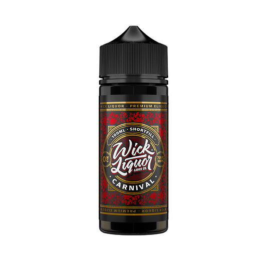 Carnival 100ml Shortfill E-Liquid by Wick Liquor