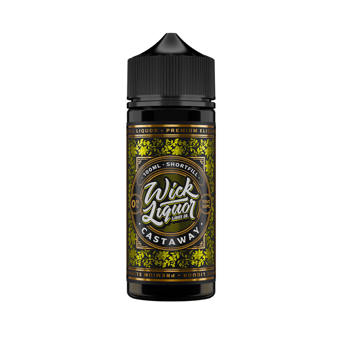 Castaway 100ml Shortfill E-Liquid by Wick Liquor