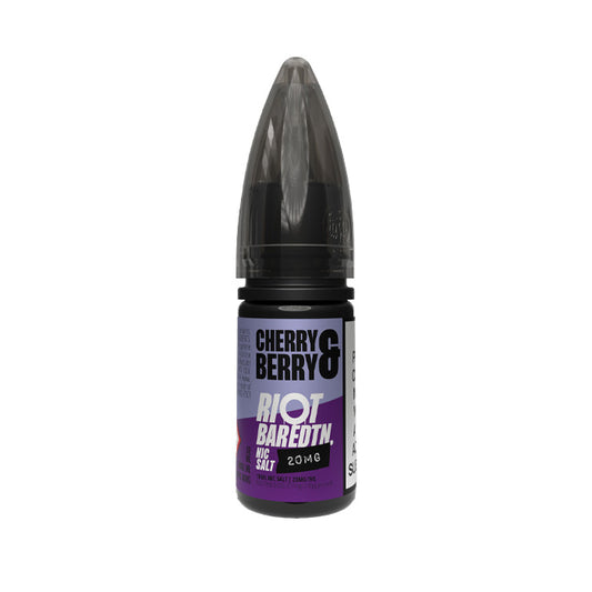 Cherry Berry Nic Salt E-Liquid by Riot Bar Edtn