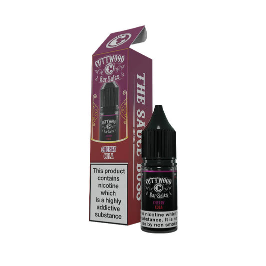 Cherry Cola 10ml Nic Salt E-Liquid by Cuttwood Bar Salts