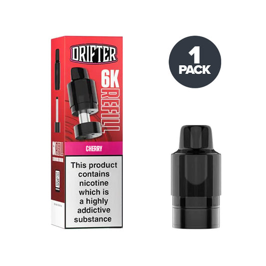 Cherry Drifter 6K Pre-filled Pod and Box