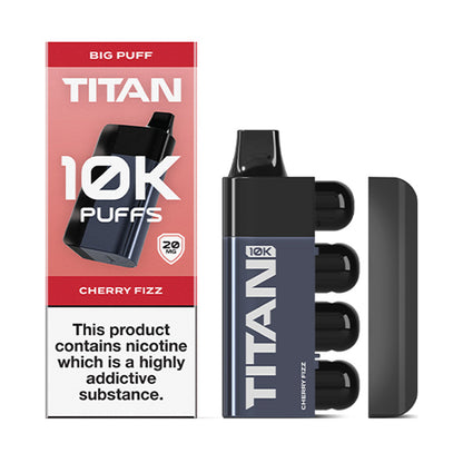 Cherry Fizz Titan 10K Disposable Vape by Gold Bar