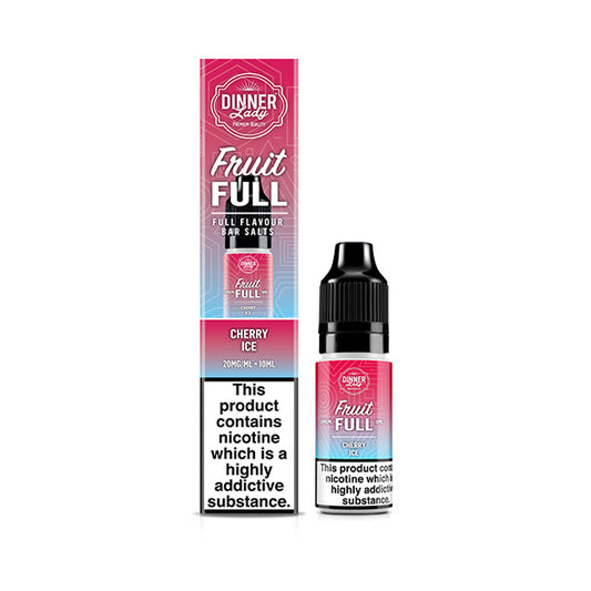 Cherry Ice Nicotine Salt by Dinner Lady Fruit Full Bar Salts