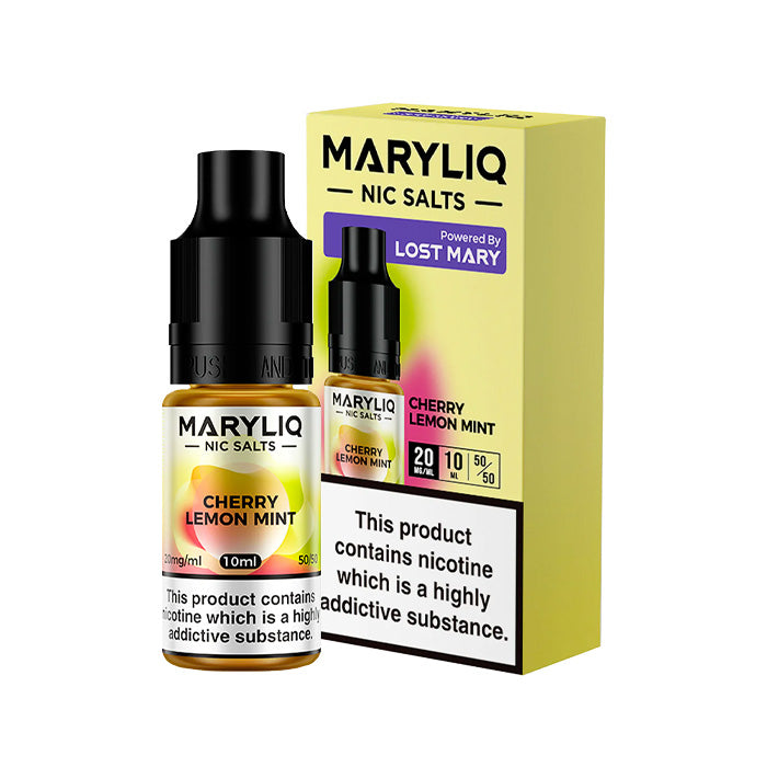 Cherry Lemon Mint 10ml Nic Salt E-Liquid by MaryLiq