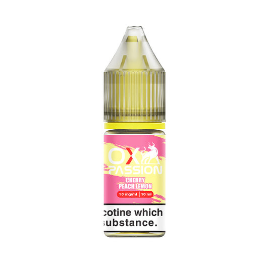 Cherry Peach Lemon 10ml Nic Salt E-Liquid by OXVA Ox Passion