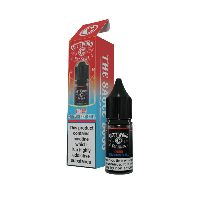 Cherry Strawberry Chill 10ml Nic Salt E-Liquid by Cuttwood Bar Salts