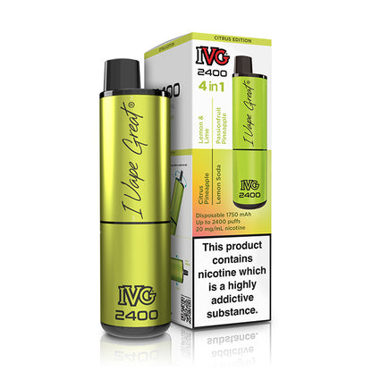 Citrus Edition IVG 2400 Disposable Vape