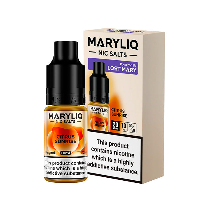 Citrus Sunrise 10ml Nic Salt E-Liquid by MaryLiq