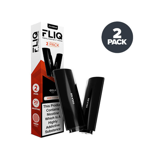 Cola Ice Avomi Fliq 4in1 Prefilled Pods and Box