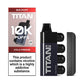 Cola Freeze Titan 10K Disposable Vape and Box