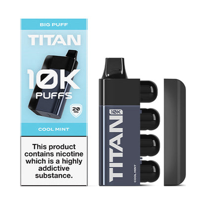 Cool Mint Titan 10K Disposable Vape by Gold Bar