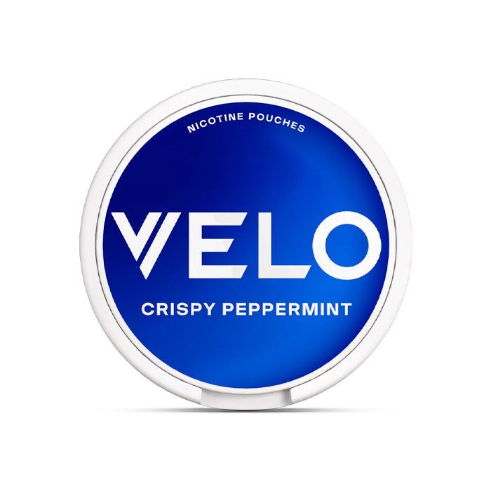 Tub of Crispy Peppermint Velo Slim Nicotine Pouches