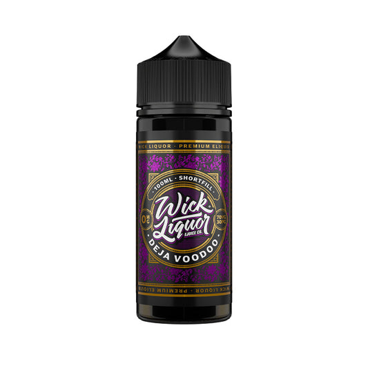 Deja Voodoo 100ml Shortfill E-Liquid by Wick Liquor