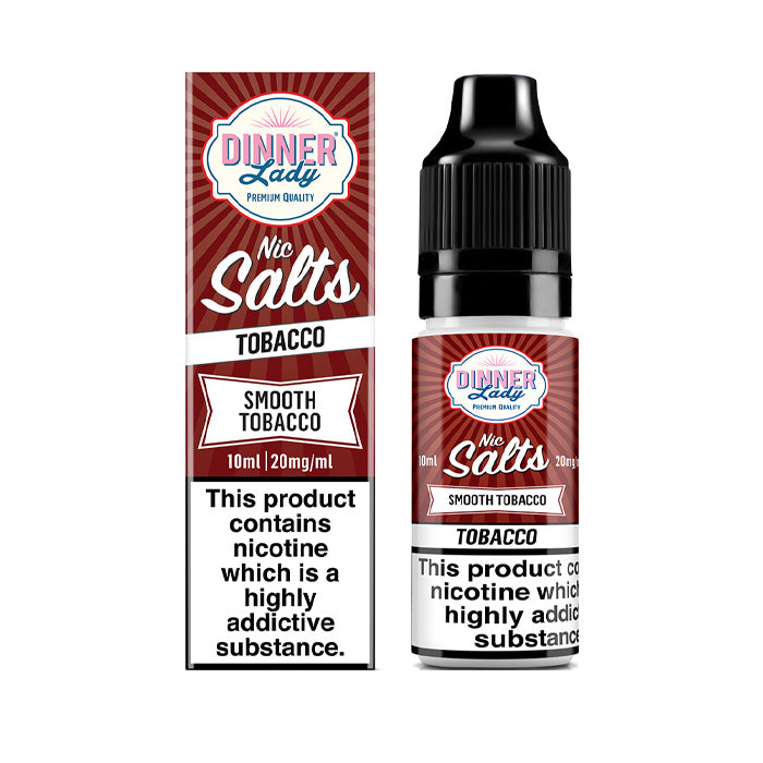 Dinner Lady 10ml Nic Salt Smooth Tobacco