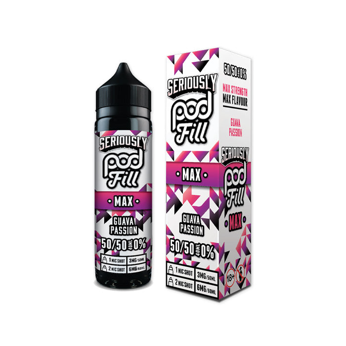 Doozy Podfill Max 50ml Shortfill E-Liquid Guava Passion