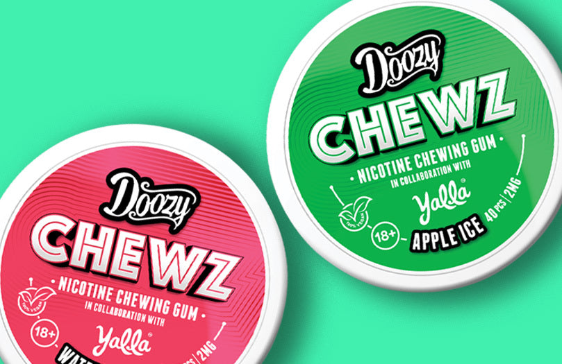 Dozy Chewz Nicotine Gum packs