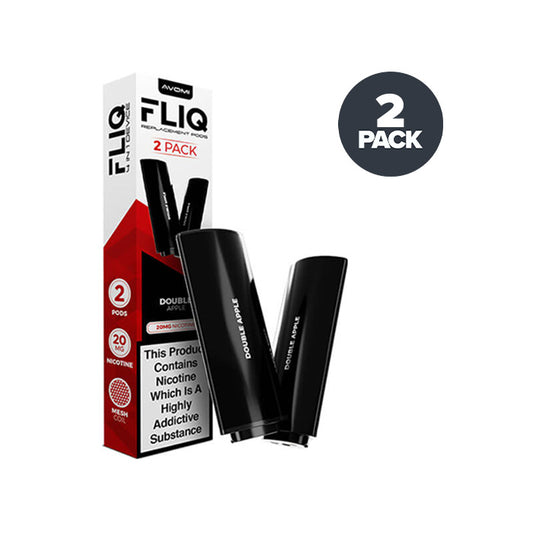 Double Apple Avomi Fliq 4in1 Prefilled Pods and Box