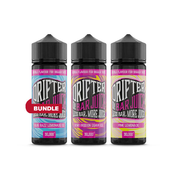 Three 100ml E-Liquids by Drifter