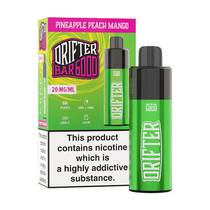 Drifter Bar 6000 Pod Kit Pineapple Peach Mango