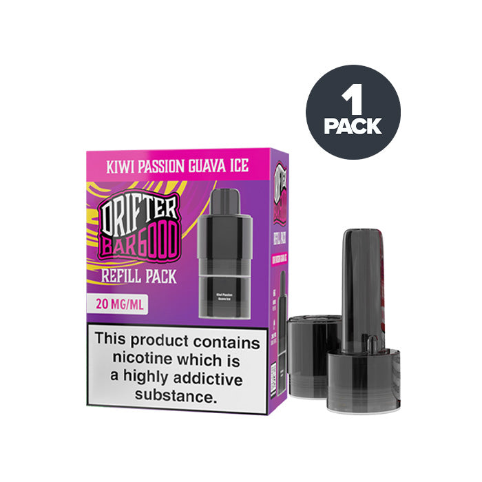 Drifter Bar 6000 Pre-filled Pods Kiwi Passion Guava Ice