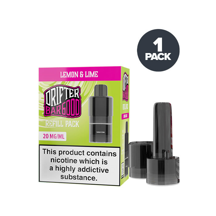 Drifter Bar 6000 Pre-filled Pods Lemon Lime