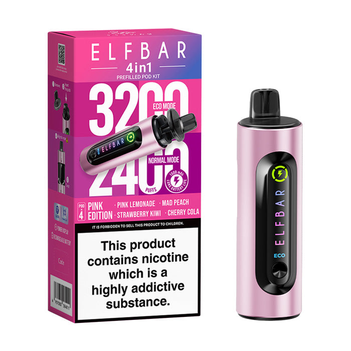 Elf Bar 4in1 Vape Kit Pink Edition