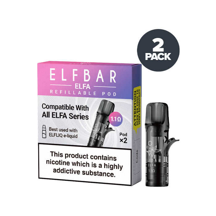 Elf Bar Elfa Refillable Replacement Pod and Box