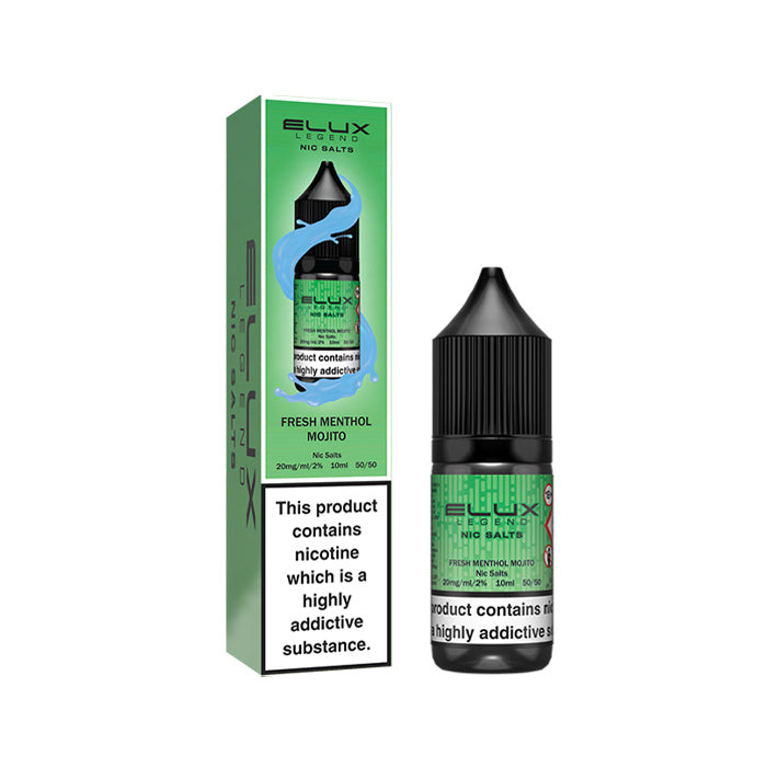 Elux Legend Fresh Menthol Mojito 10ml Nic Salt E-Liquid | UK Ecig Store