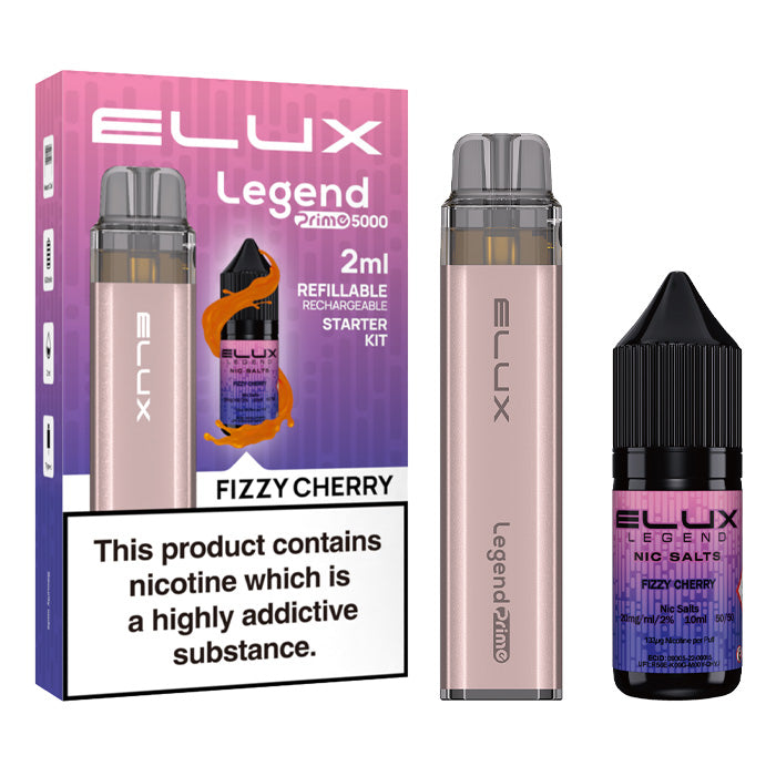 Elux Legend Prime 5000 Disposable Vape Fizzy Cherry