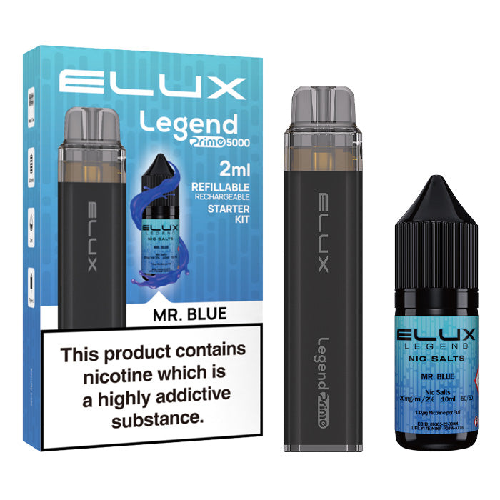 Elux Legend Prime 5000 Disposable Vape Mr Blue