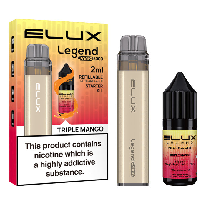 Elux Legend Prime 5000 Disposable Vape Triple Mango