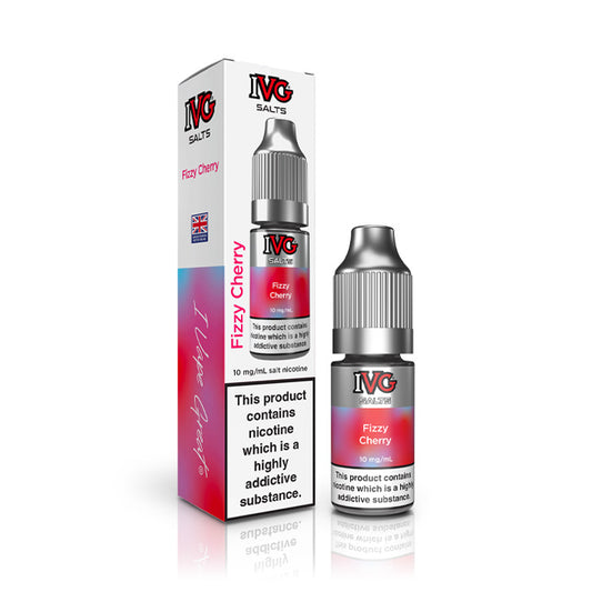 Fizzy Cherry 10ml Nic Salt E-Liquid by IVG