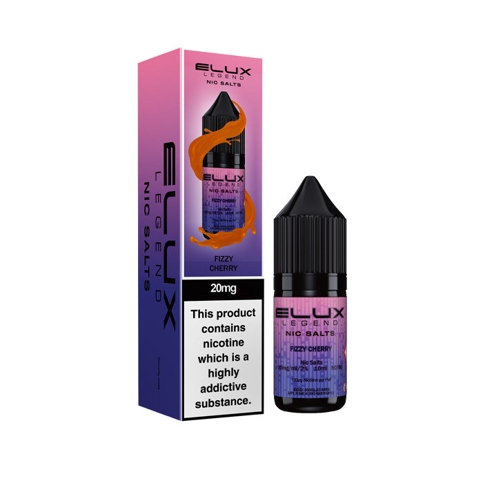 Fizzy Cherry Elux 10ml Nic Salt and Box