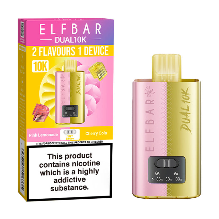 Fizzy Edition Elf Bar Dual 10K Starter Vape Kit and Box