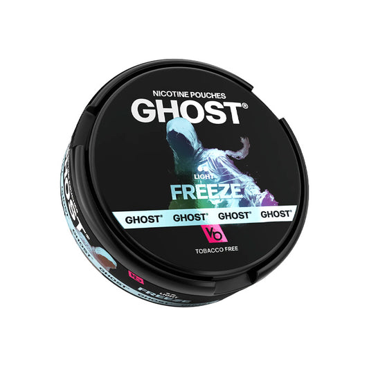 Tub of Freeze Ghost Nicotine Pouches Light