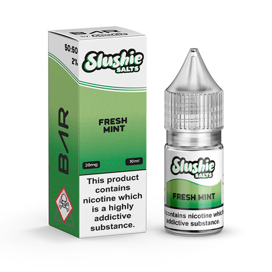 Fresh Mint 10ml Nic Salt E-Liquid by Slushie Bar Salts