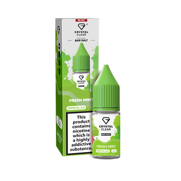 Fresh Mint Nicotine Salt by Crystal Clear