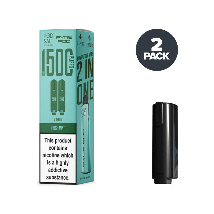 Fresh Mint Pod Salt Pyne 2in1 Pre-filled Pod and Box