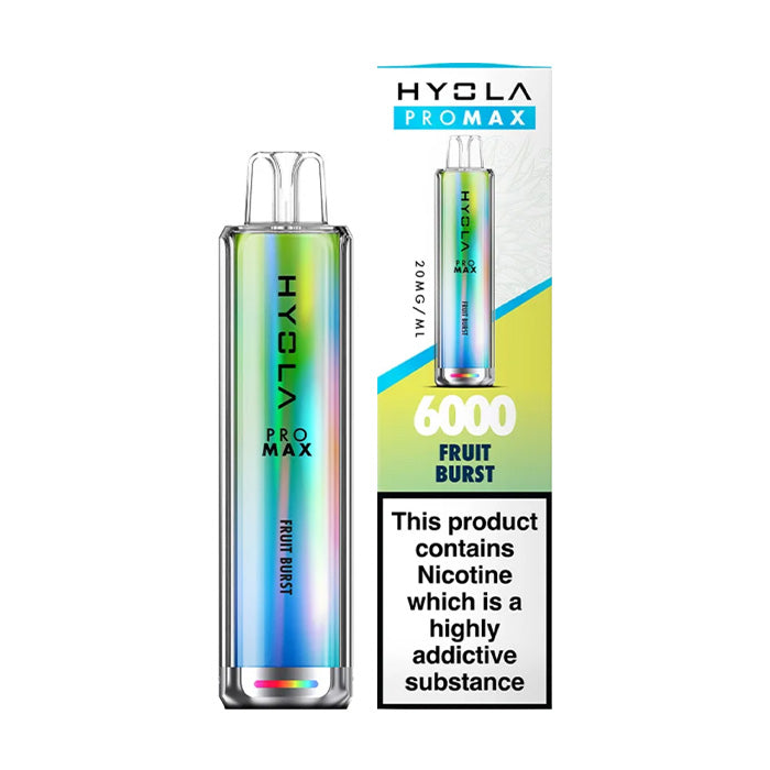 Fruit Burst Hyola Pro Max 6000 Disposable Vape and Box