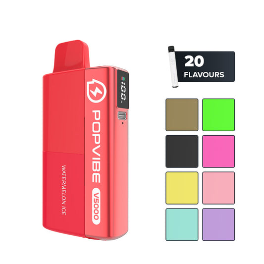 Geekvape PopVibe 5000 Disposable Vape with 8 Colour Boxes