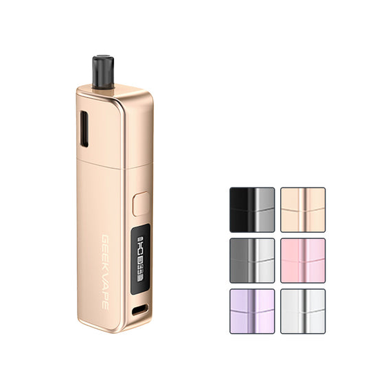 Geekvape Soul Pod Kit with 6 squares showing all available colours