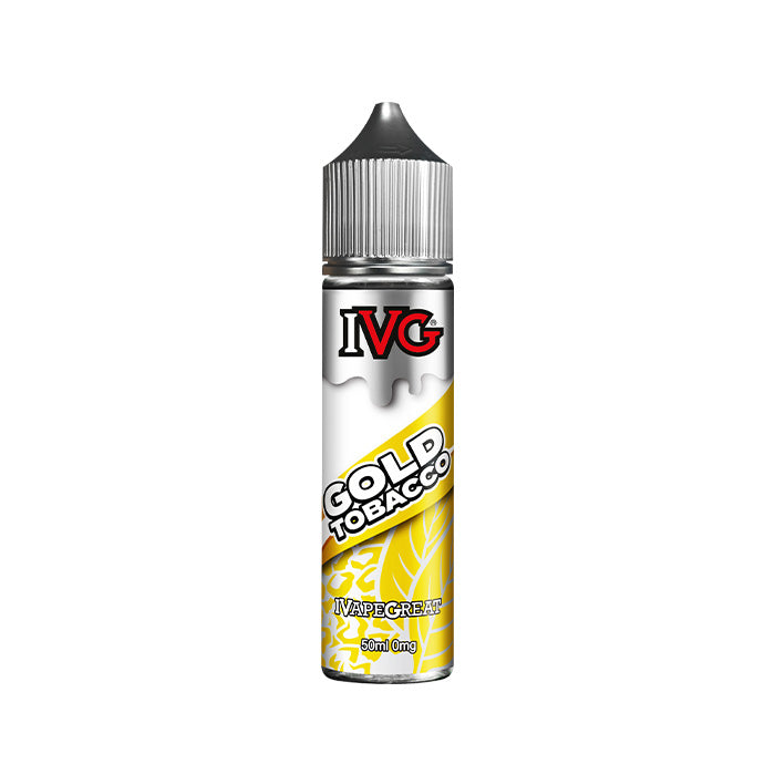 Gold Tobacco 50ml Shortfill E-Liquid by IVG