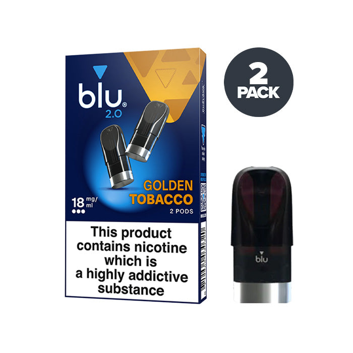 Golden Tobacco Blu 2.0 Pre-filled Pod and Box 18mg