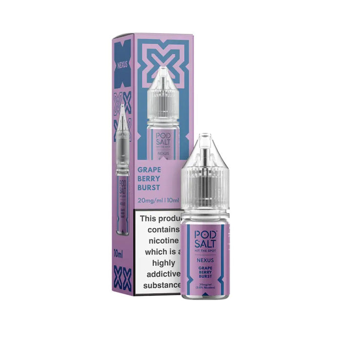 Grape Berry Burst 10ml Nic Salt E-Liquid by Nexus