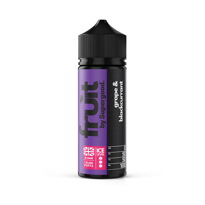 Grape & Blackcurrant 100ml Shortfill E-Liquid by Supergood Fruit