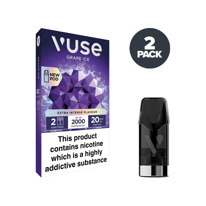 Grape Ice VUSE Extra Intense Flavour Pods 20mg