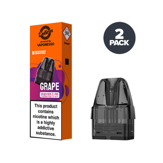 Grape Vaporesso Deliciu Mate Pre-filled Pod and Box