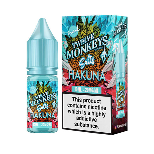 Hakuna Iced Nic Salt by Twelve Monkeys