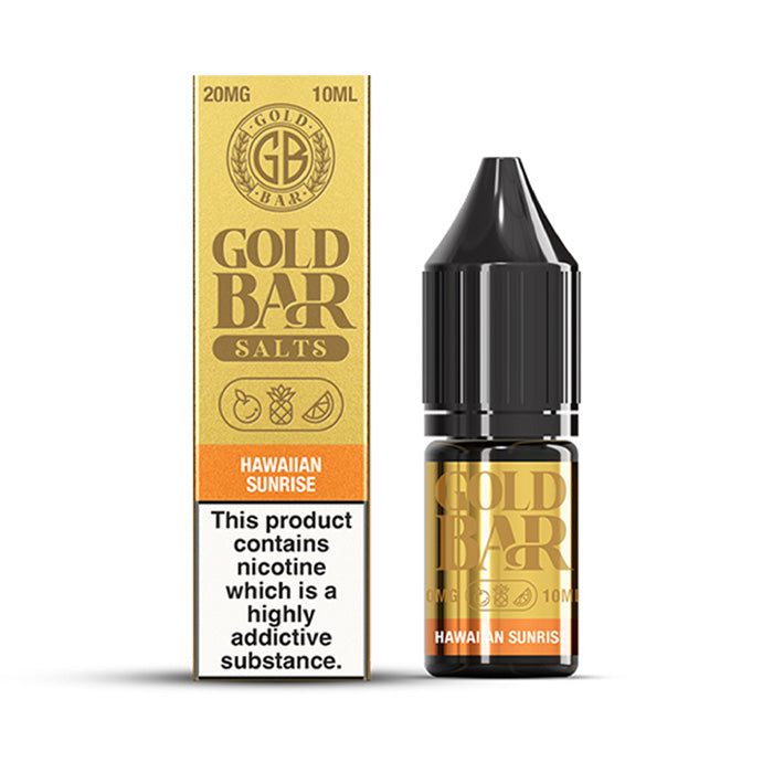 Hawaiian Sunrise 10ml Nic Salt E-Liquid by Gold Bar