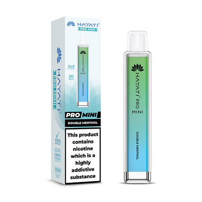 Hayati Pro Mini Disposable Vape Double Menthol